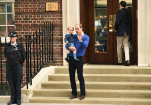 Prince William with his boy, Prince George