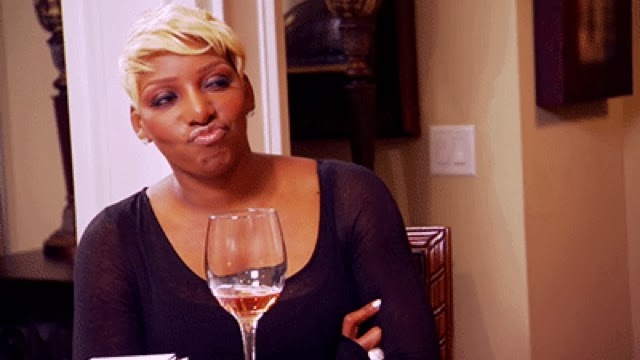 Nene Leakes with a drink