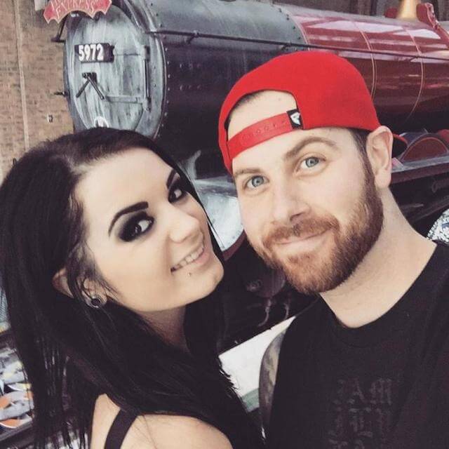 Paige with her guitarist boyfriend Kevin Skaff, best known for ‘A Day to Remember’
