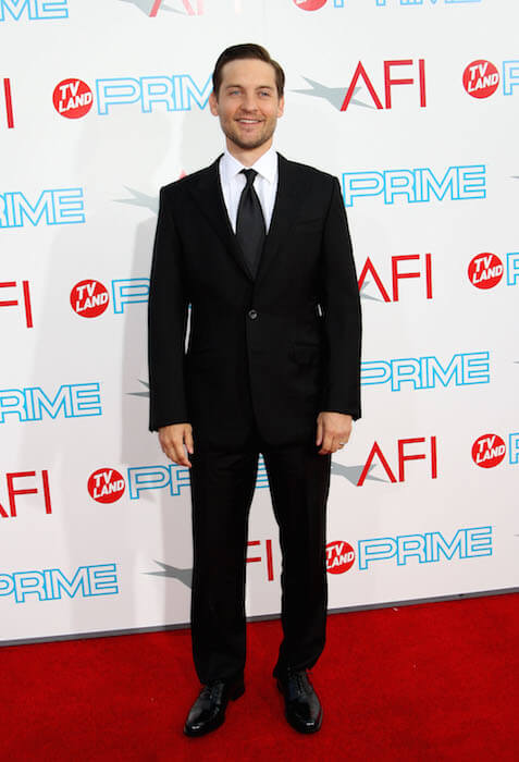 Tobey Maguire at the AFI Lifetime Achievement Award Ceremony in 2009