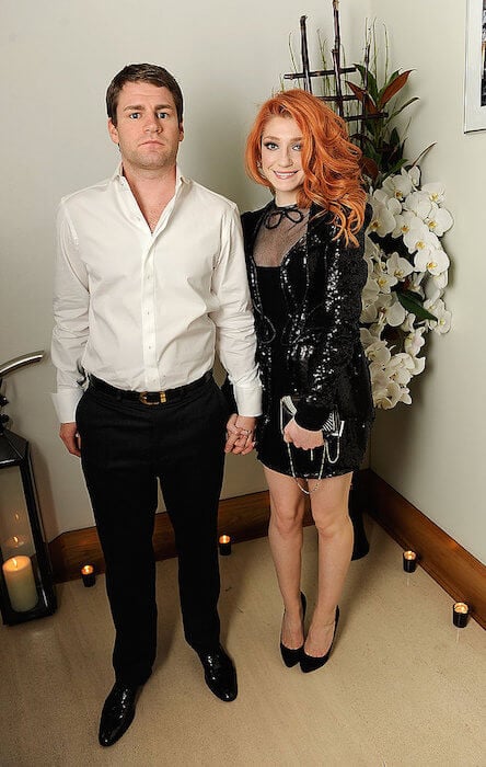 Charlie Fennell and Nicola Roberts during the launch party for 'Promise' created by Cheryl Cole and de Grisogono in 2010