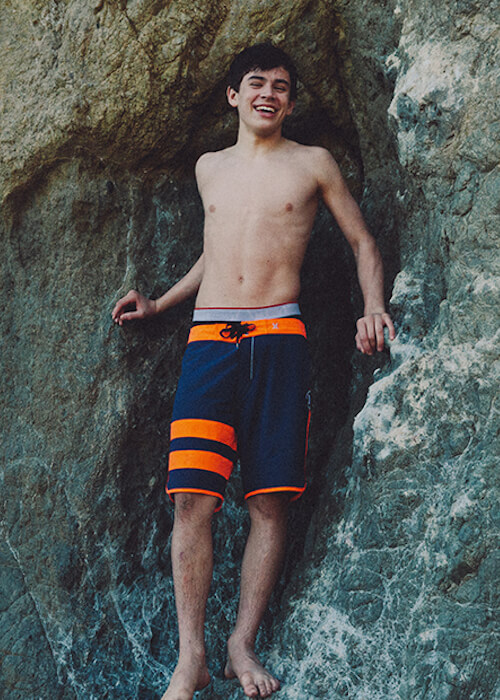 Hayes Grier shirtless body