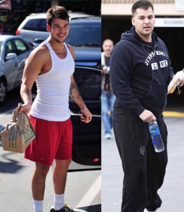 Rob Kardashian Weight Loss Routine And Diet Secrets 2015 Edition Healthy Celeb