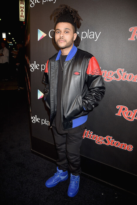 The Weeknd at Rolling Stone and Google Play Grammy Week Event in February 2015