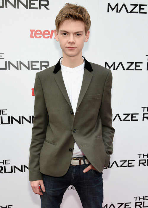 Thomas Brodie-Sangster during the screening of "The Maze Runner" in 2014