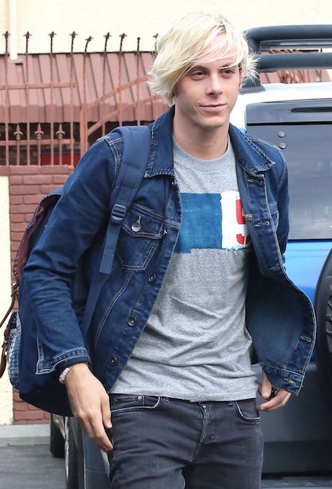 Riker Lynch during DWTS dance rehearsals in March 2015