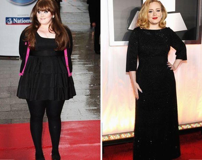 Adele before and after