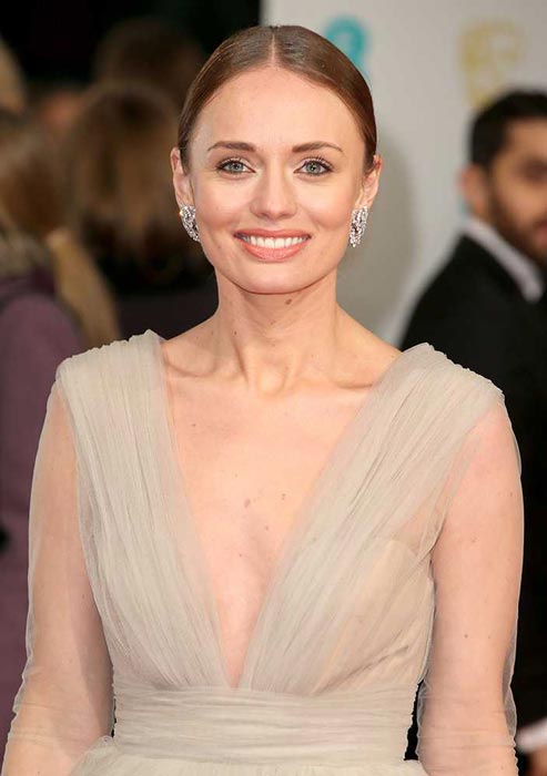 Laura Haddock at the EE British Academy Film Awards in February 2015