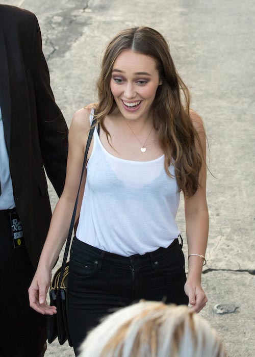 Alycia Debnam-Carey going to "Jimmy Kimmel Live" show in August 2015