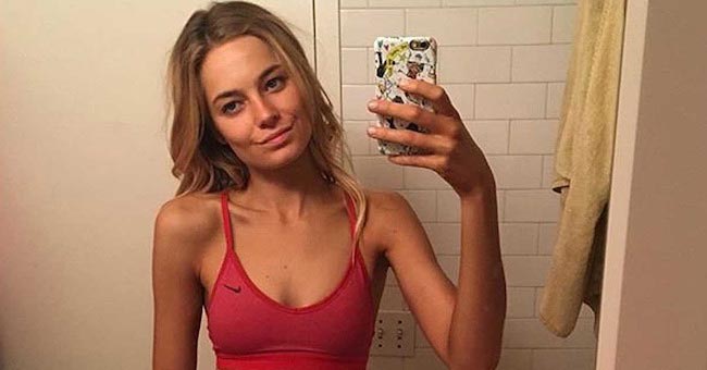 Bridget Malcolm showing off her workout gear and body to shut up body shamers