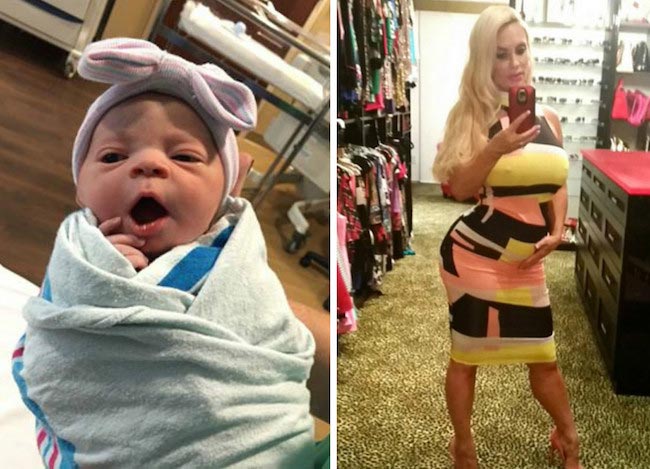 Coco Austin shared the pic of her baby girl named, Chanel Nicole on social media
