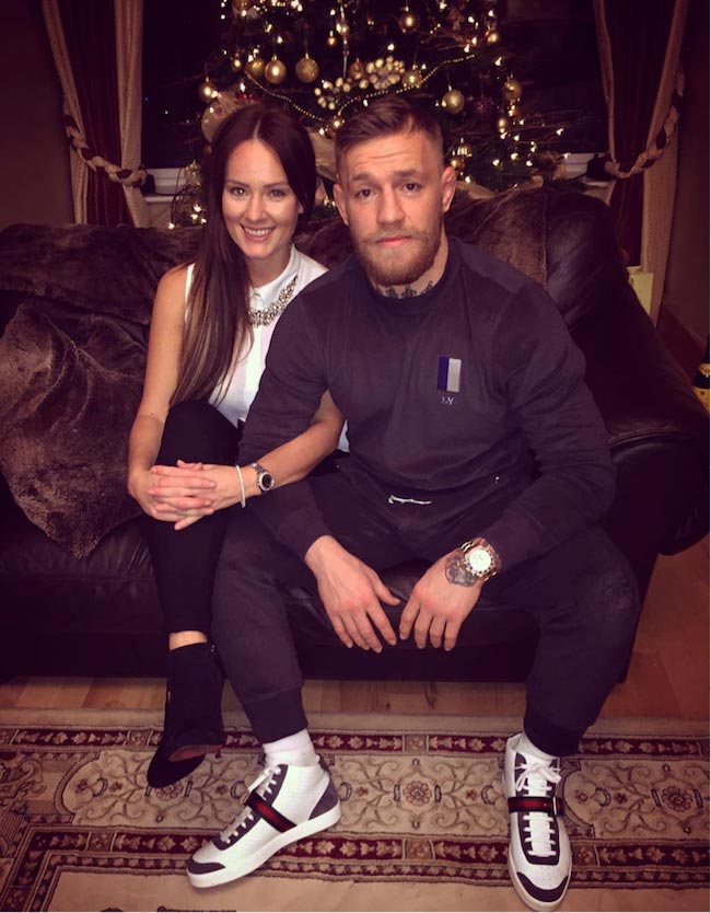 Conor McGregor and girlfriend
