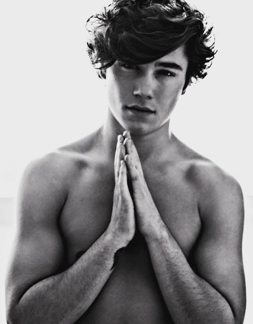 George Shelley shirtless body