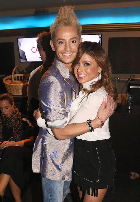 Recording artist, Paula Abdul and Frankie J. Grande during VH1's 5th Annual Streamy Awards 2015