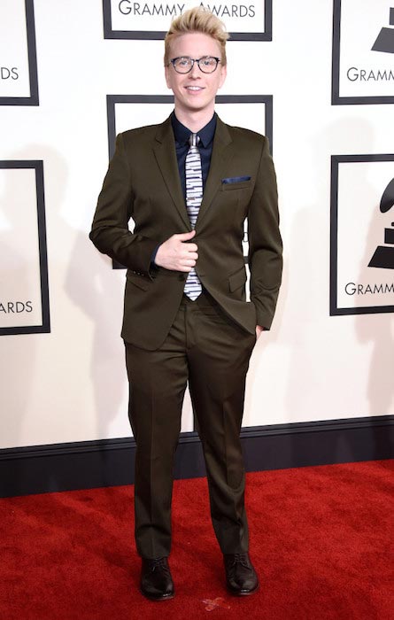 Tyler Oakley at Grammy Awards 2015