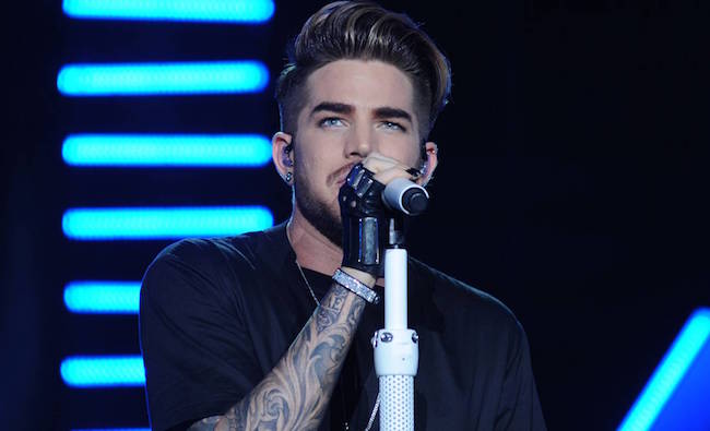 Adam Lambert singing