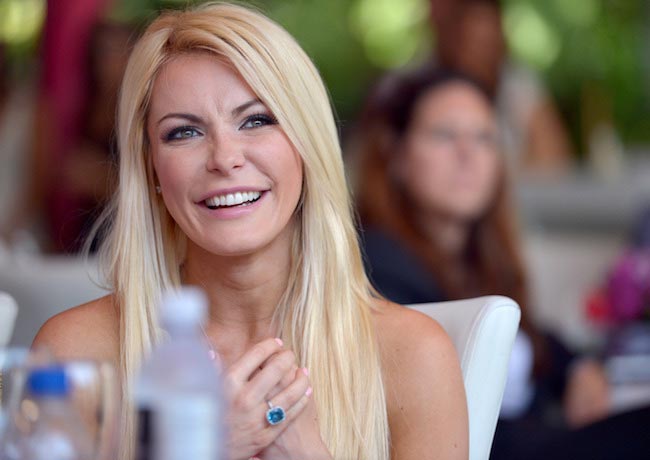 Crystal Harris during Playboy's 2013 Playmate Of The Year luncheon