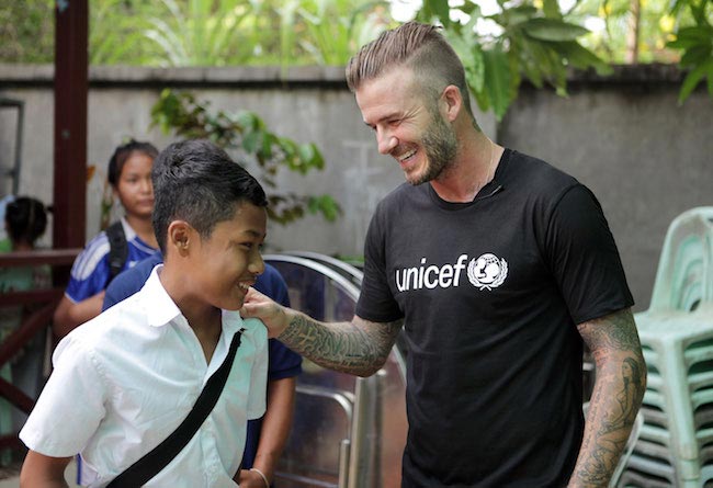 David Beckham, UNICEF ambassador