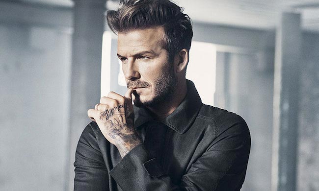 David Beckham looking dapper