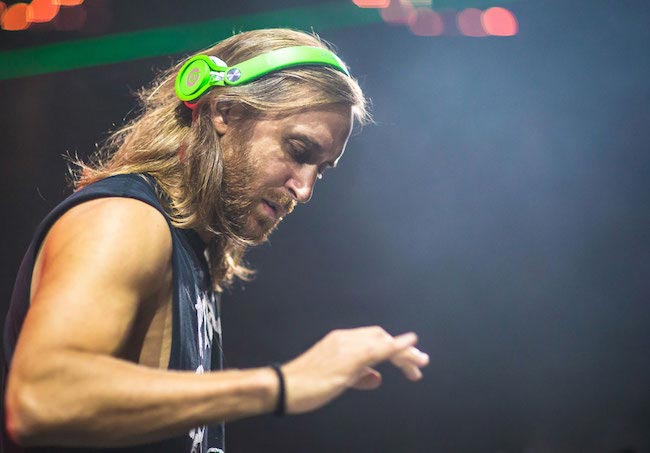 David Guetta during Miami Ultra Music Festival 2015