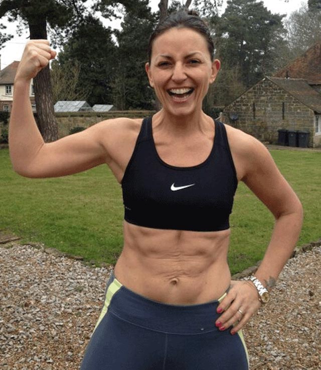 Davina McCall workout