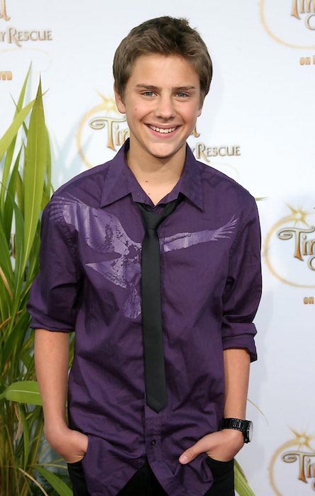 Garrett Backstrom at the screening of Disney's "Tinker Bell And The Great Fairy Rescue" in August 2010