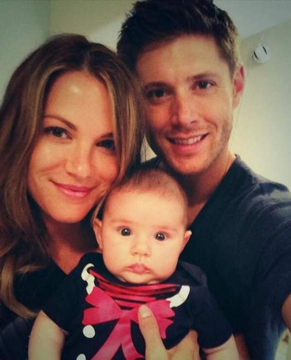 Jensen Ackles and Danneel Harris and their baby girl