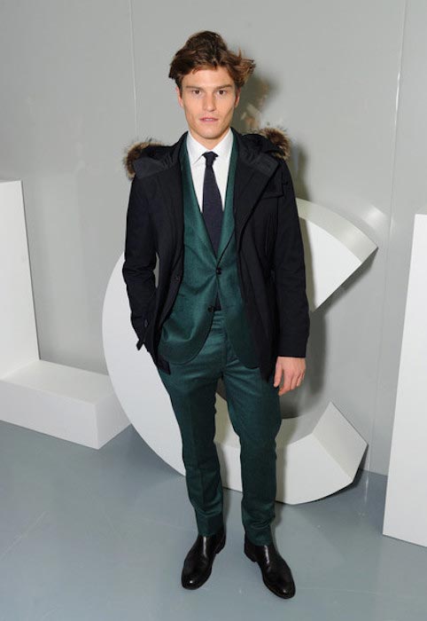 Oliver Cheshire at the E. Tautz show during The London Collections Men AW16 on January 9, 2016