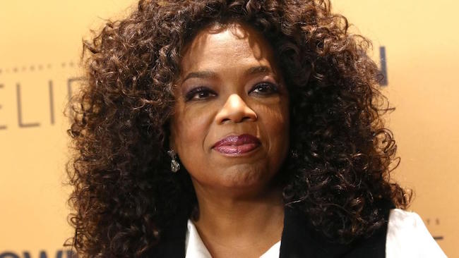 Oprah Winfrey attends the premiere of the Oprah Winfrey Network's (OWN) documentary series Belief at The TimesCenter on Wednesday October 14, 2015