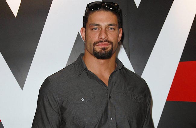 Roman Reigns WWE wrestler in shirt