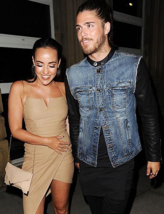 Stephanie Davis and boyfriend Sam Reece spends a night in Manchester