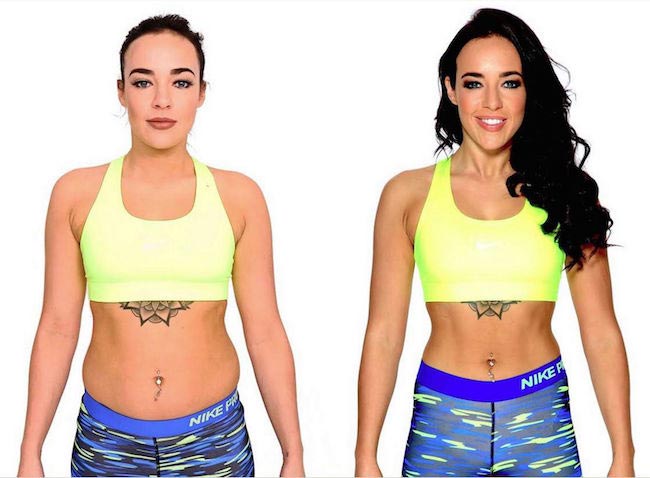 Stephanie Davis before and after