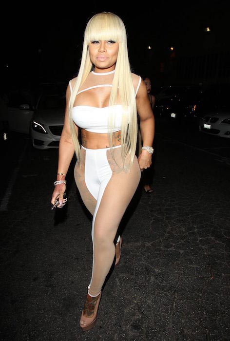 Blac Chyna during her birthday celebration at Ace of Diamonds in West Hollywood on May 11, 2015