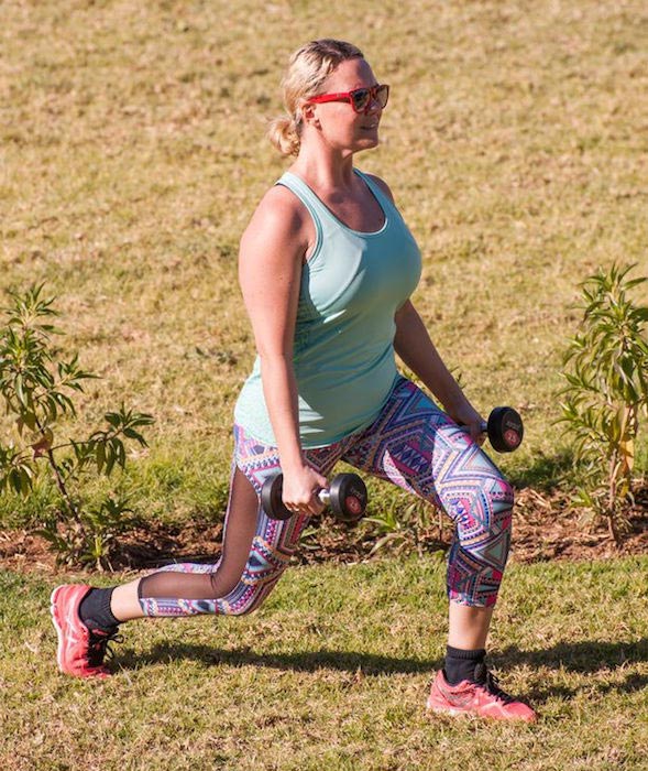 Bootcamp Expedition: Charlie Brooks doing Dumbbell Lunges