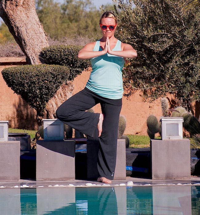 Bootcamp Expedition: Charlie Brooks poolside yoga