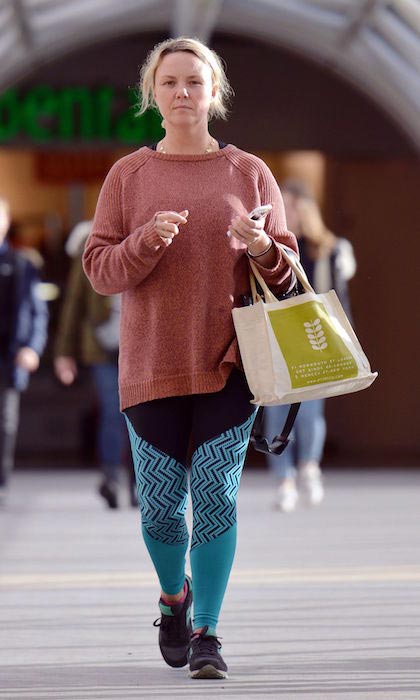 Charlie Brooks out for shopping in Kingston on January 7, 2016