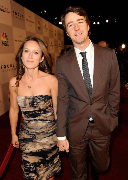 Edward Norton and Shauna Robertson