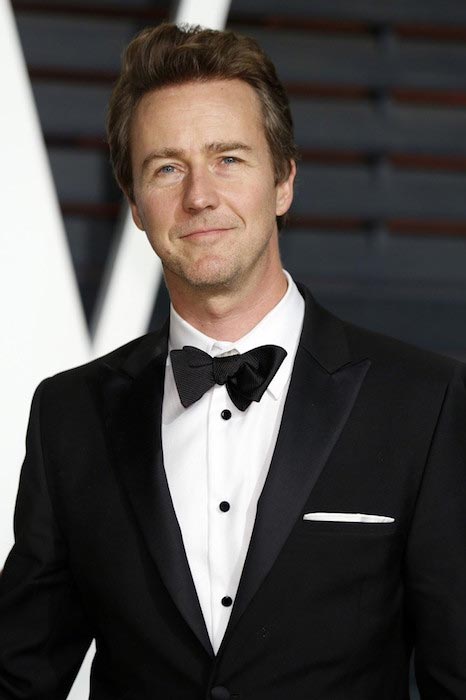 Edward Norton at 2015 Vanity Fair Oscar Party