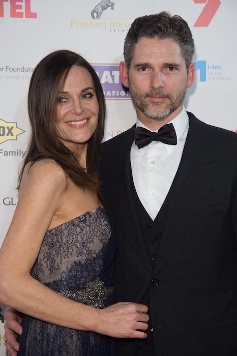 Eric Bana and Rebecca Gleeson at the Red Ball 2015