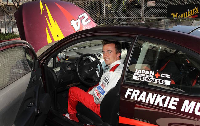 Frankie Muniz as a car racing driver