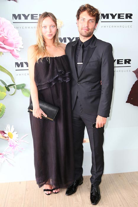 Gemma Ward at the Myer Marquee on Derby Day at Flemington Racecourse on October 31, 2015 in Melbourne, Australia