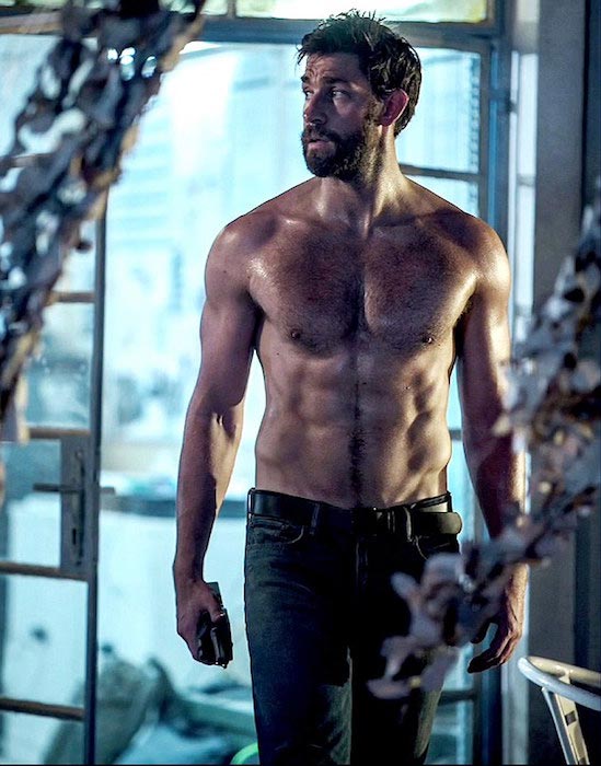 John Krasinski shirtless body