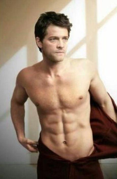 Misha Collins shirtless body