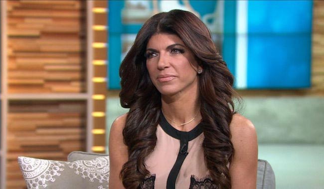 Teresa Giudice discussing prison time on ABC news in February 2016