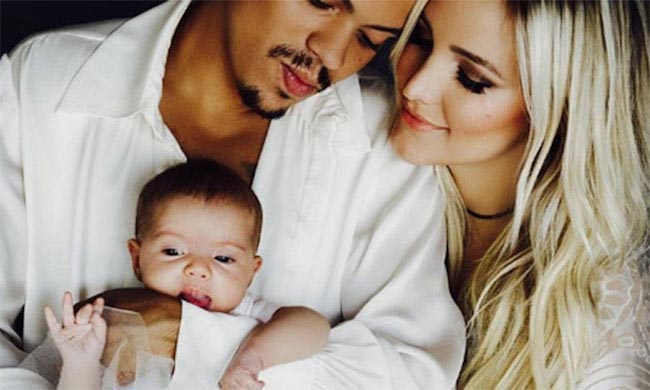 Ashlee Simpson and her family