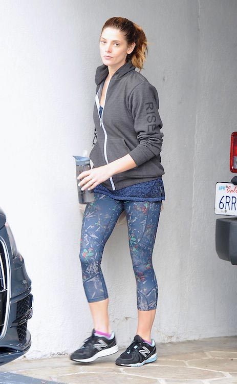 Ashley Greene leaving a gym in Los Angeles, California on January 8, 2016