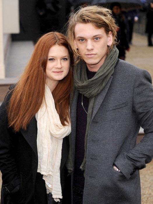 Bonnie Wright and Jamie Campbell Bower