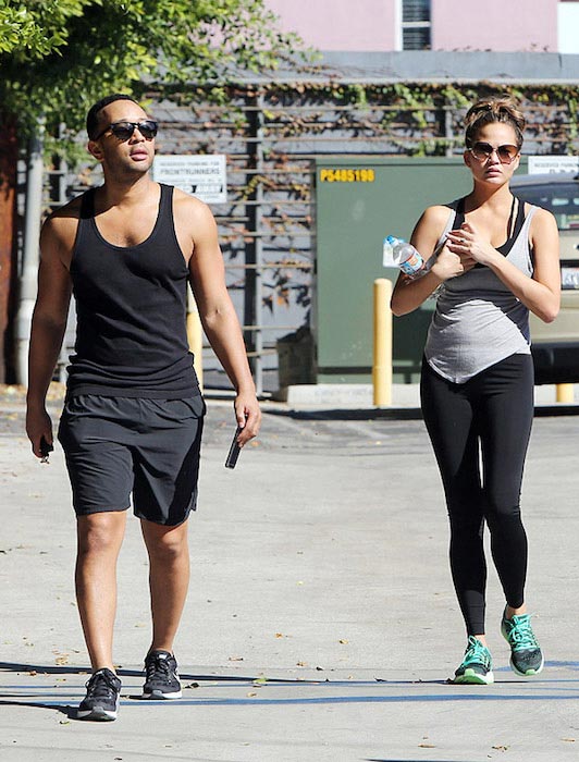 Chrissy Teigen with John Legend