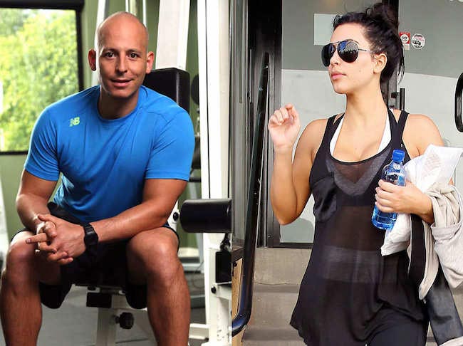 Harley Pasternak and Kim Kardashian