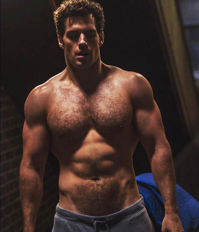 Henry Cavill or Superman's shirtless body